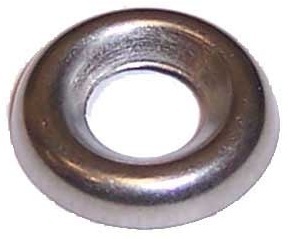 F-008NFINB-2006 #8 FINISH WASHER BRASS